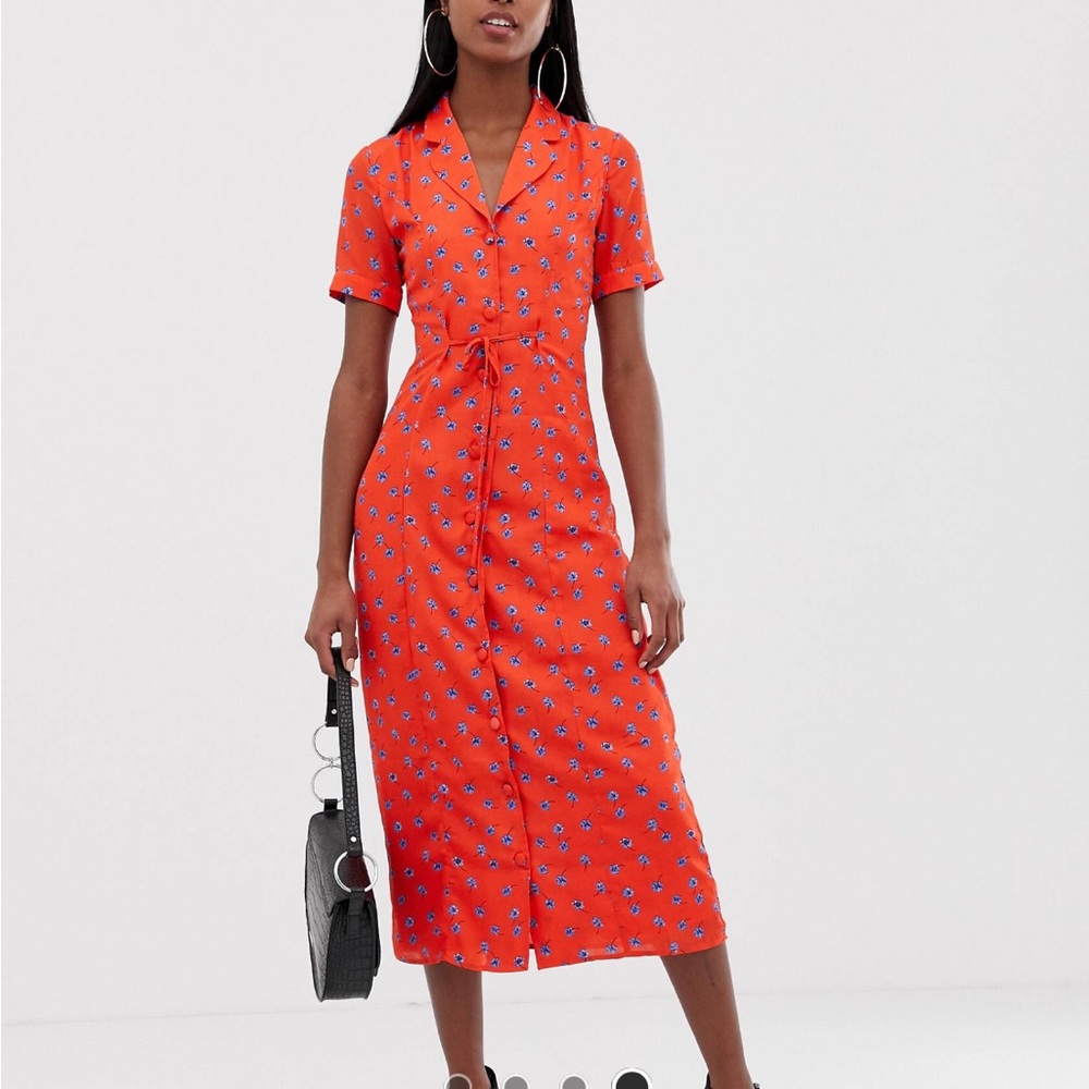 ASOS Fashion Union Tall Midi dress Size 4